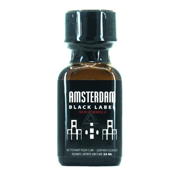poppers amsterdam black label 24 ml nitrite amyle