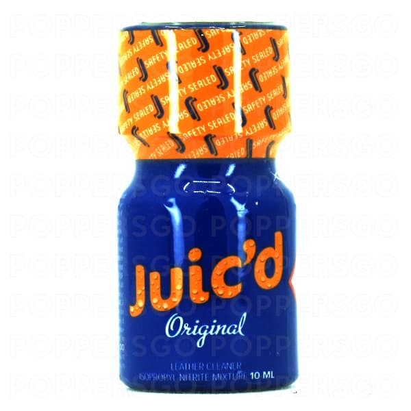 poppers juic d original 10 ml nitrite de propyle bleu et orange