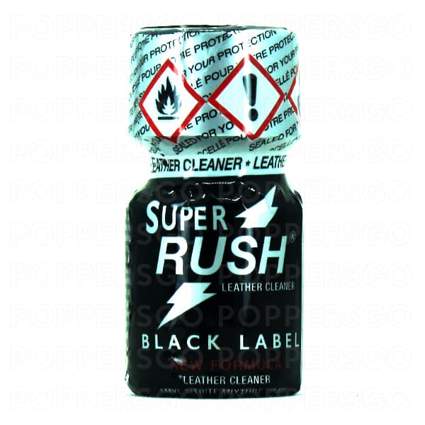 poppers super rush black label 10 ml nitrite amyle