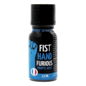 poppers fist hand furious bleu propyle amyle 15 ml