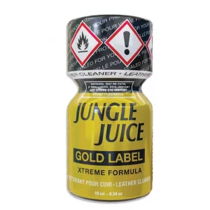 flacon de poppers jungle juice gold