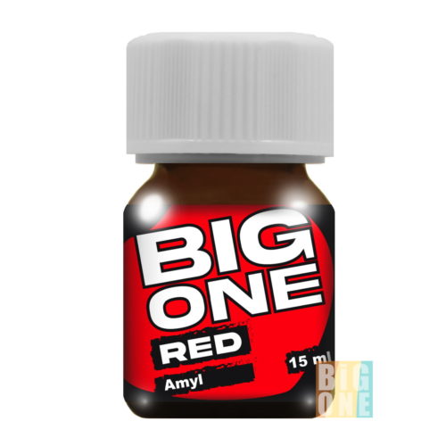 flacon de poppers big one red 15 ml ouverture xl
