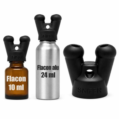 SNFFR XTRM – Bouchon inhalateur pour Poppers 24 ml DOUBLE taille S pour flacon en verre et alu