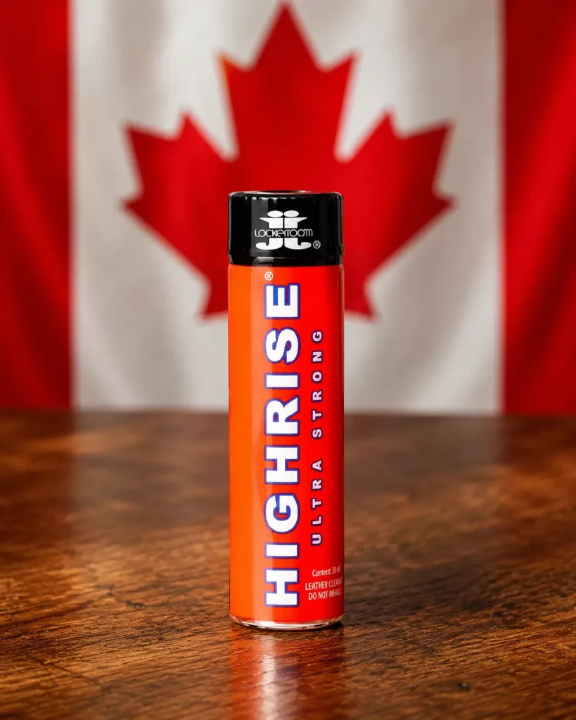 poppers highrise rouge fabriqué au canada