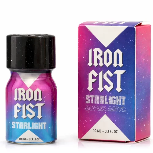 Poppers Iron Fist Starlight Mini Super Amyl 10 ml flacon aluminium color