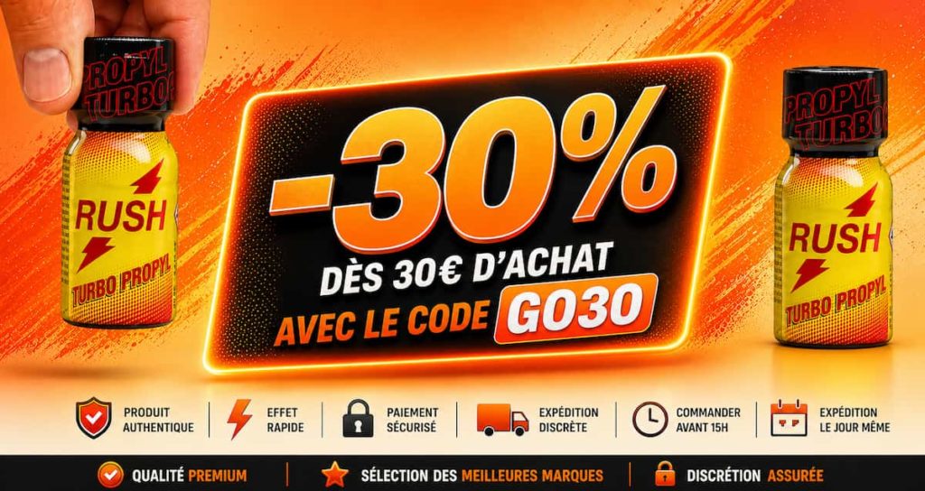 promo sur poppers go