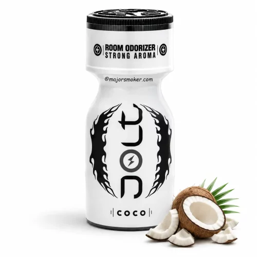 Poppers Jolt White noix de coco flacon blanc arôme coco effet puissant