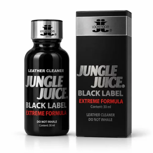 Poppers Jungle Juice Black Label Lockerroom Pentyle 30 ml flacon noir Canada Extreme Formula