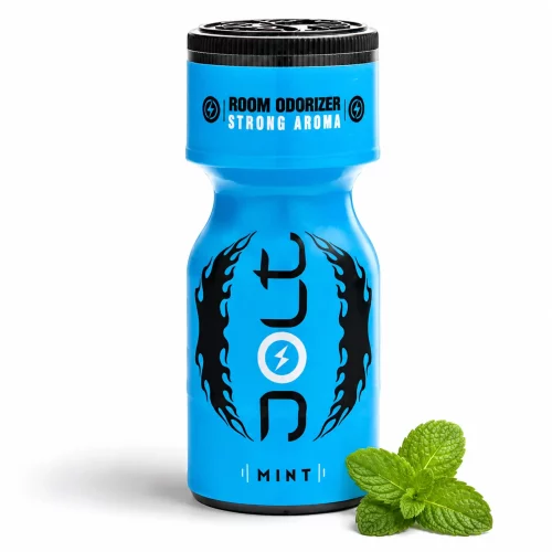 Poppers Jolt Mint bleu menthe 10 ml propyle odeur fraîche effet dynamique