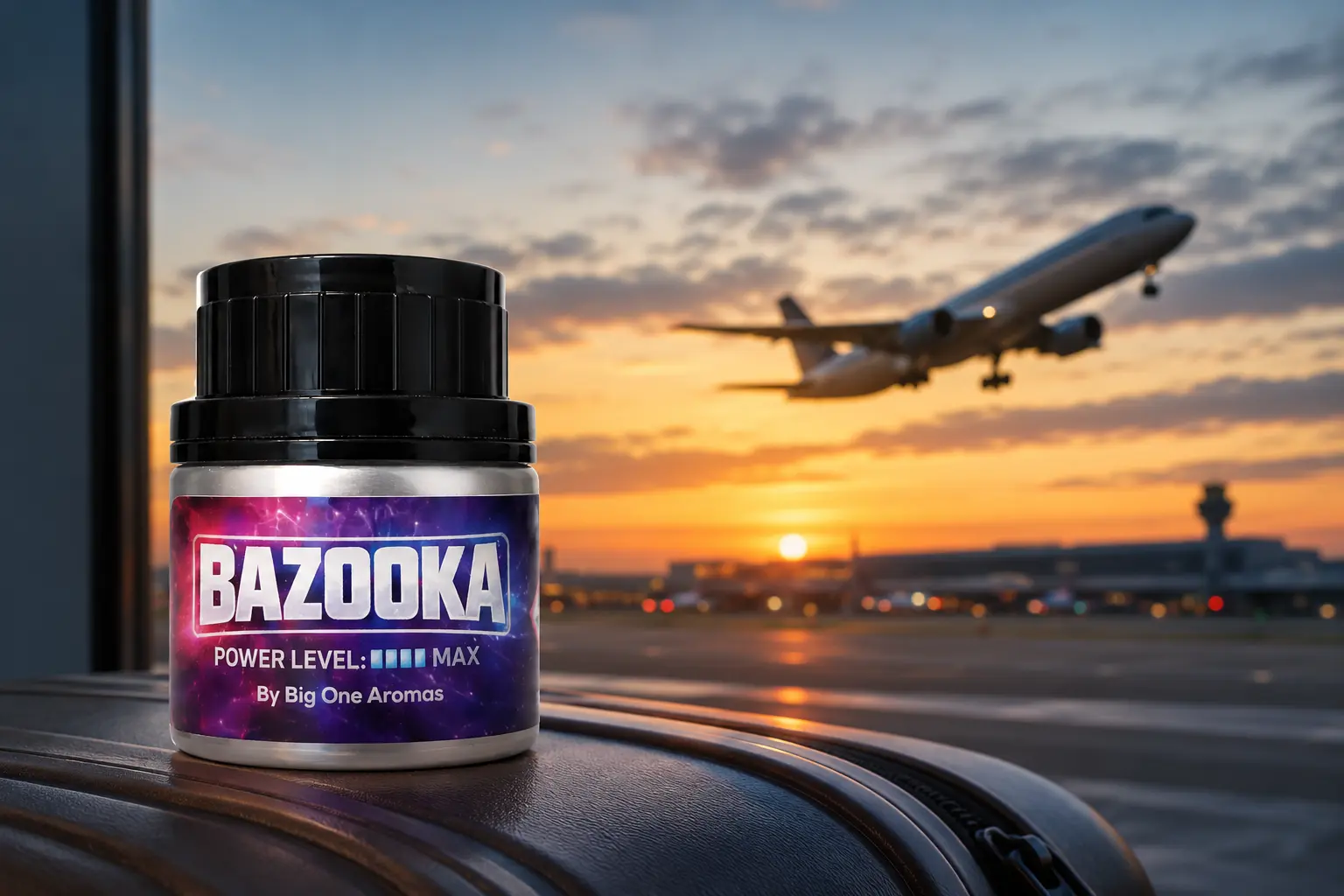 voyage avec son poppers en avion