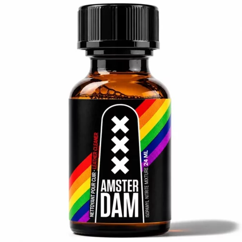 Poppers Amsterdam XXX Pride Rainbow Propyle 24 ml édition LGBT flacon arc-en-ciel