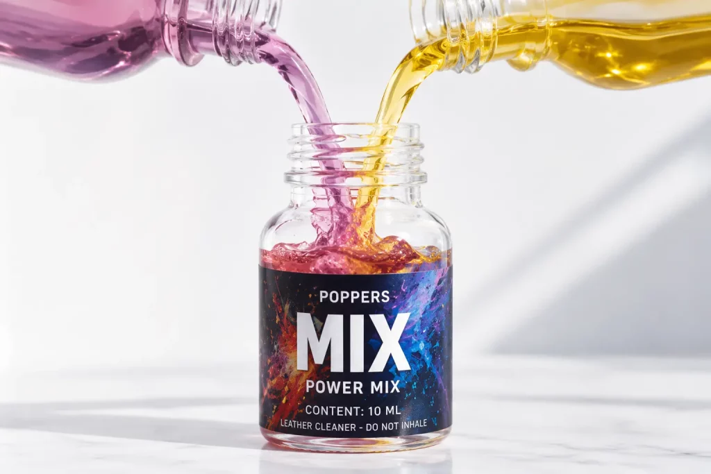 poppers mix melange de nitrite amyl pentyle propyle