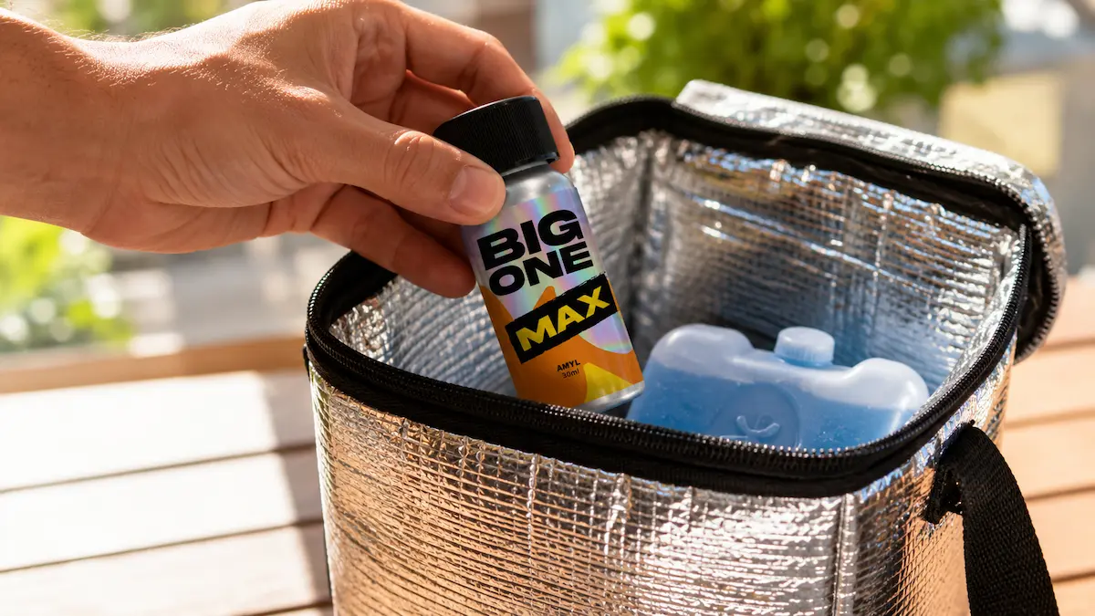 comment transporter son poppers quand il fait chaud ?